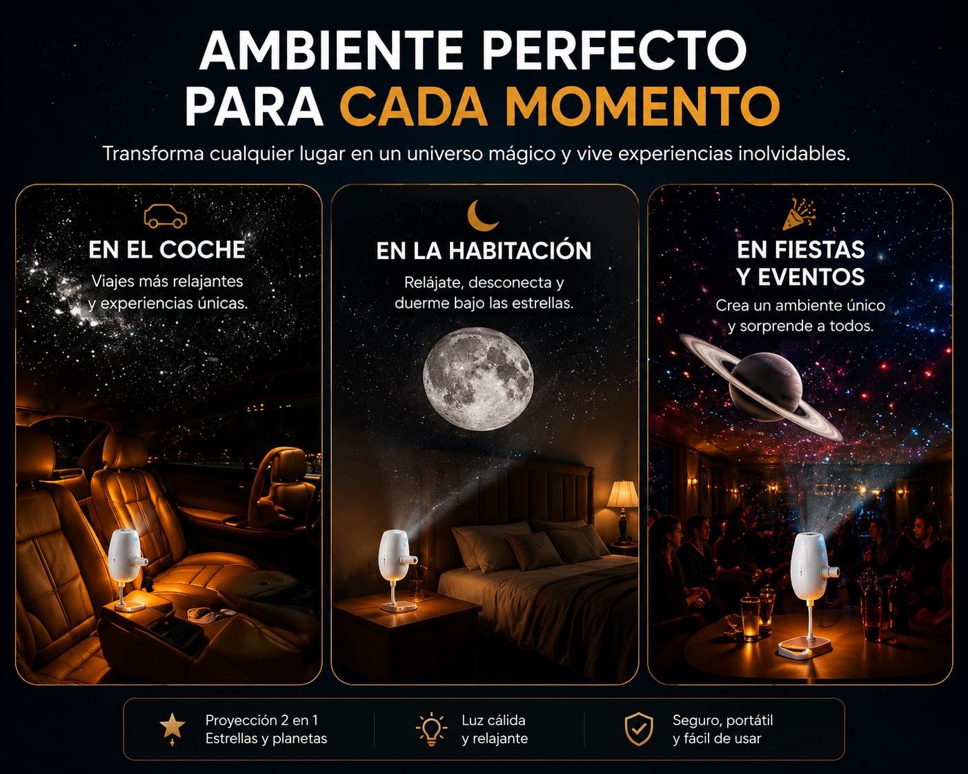 Cielo Mágico Proyector de Estrellas